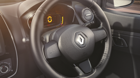 Kwid Steering wheel cover - Black