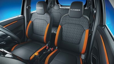 Climber Premium contoured seats with integrated headrests